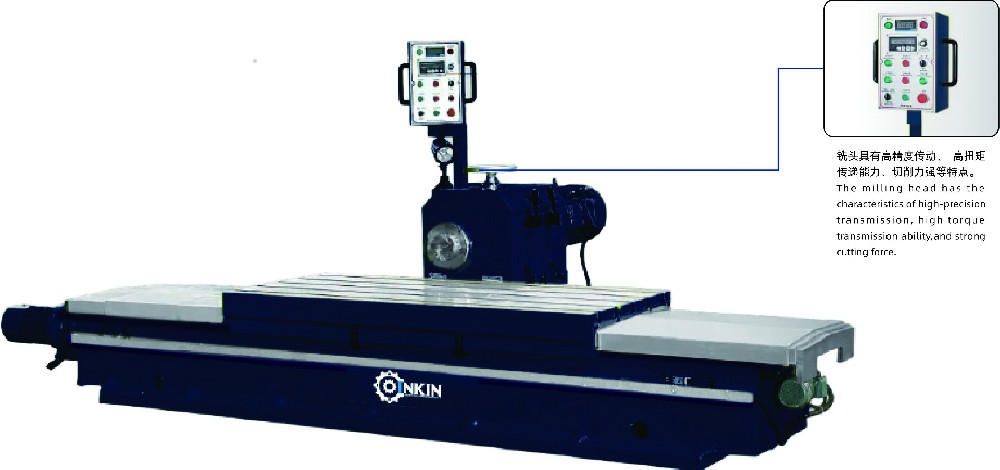 Horizontal surface milling machine
